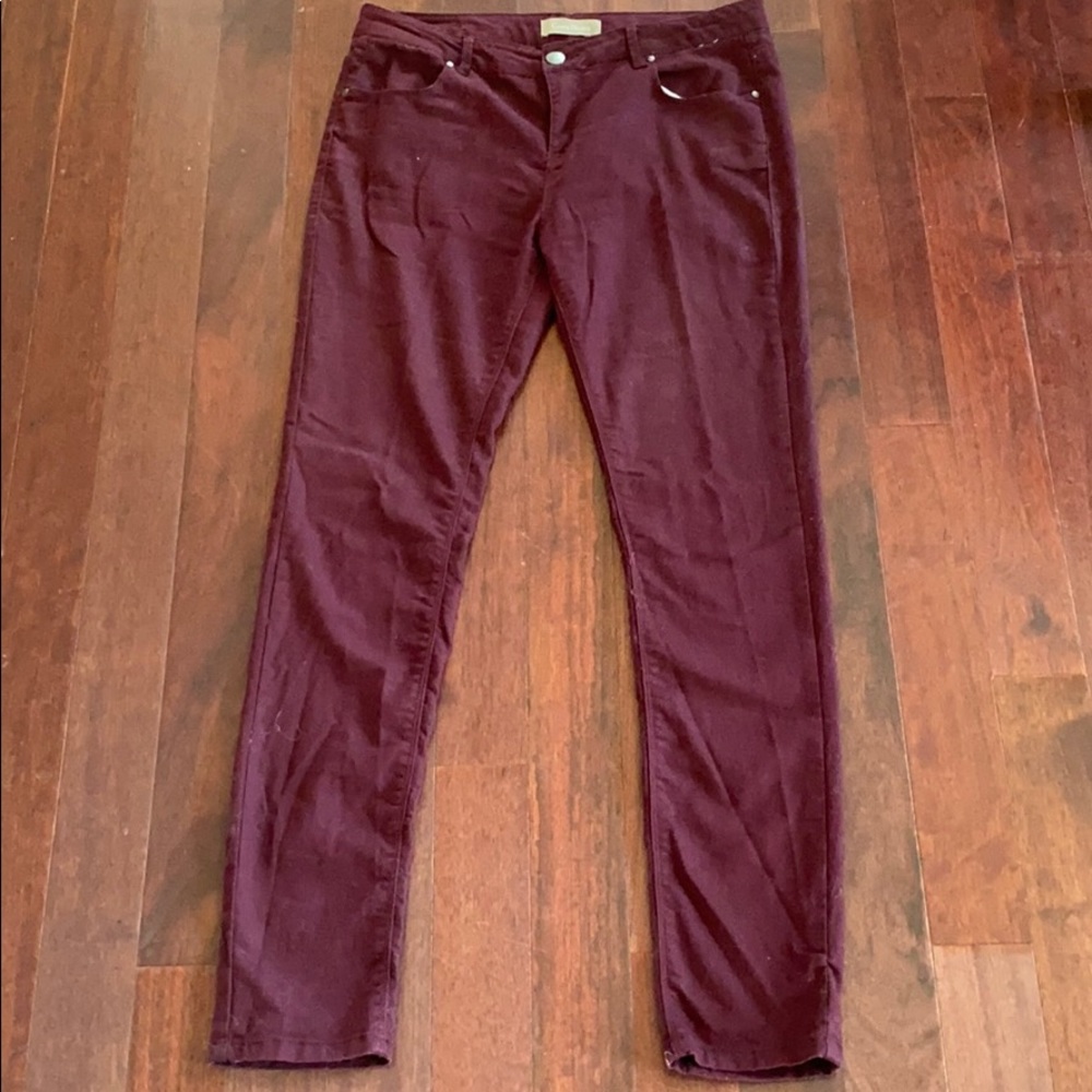 Maroon pants